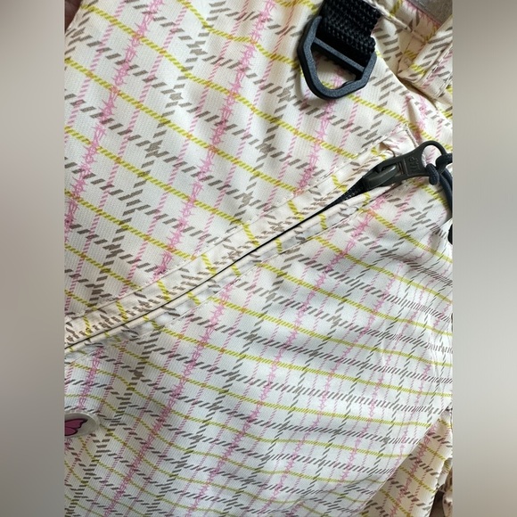 E480 SNOWBOARD SKI PANTS TURBINE Boardwear Butterfly Pink Plaid Girl's XL - Picture 5 of 12